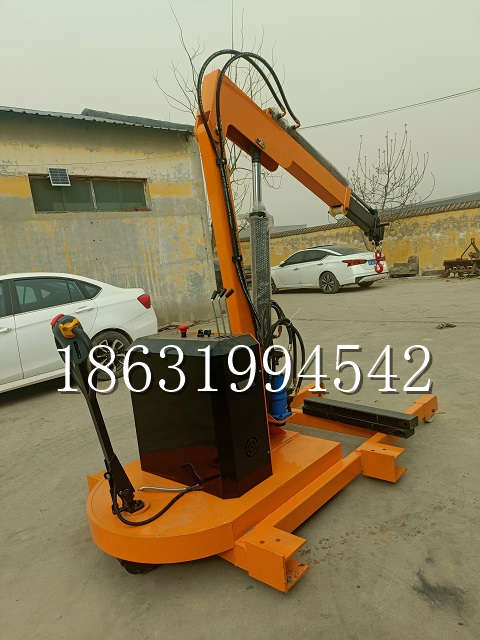 水上乡自卸车厢随车吊 自制轮式四不像起重机 四驱平板吊 5吨 贵盛