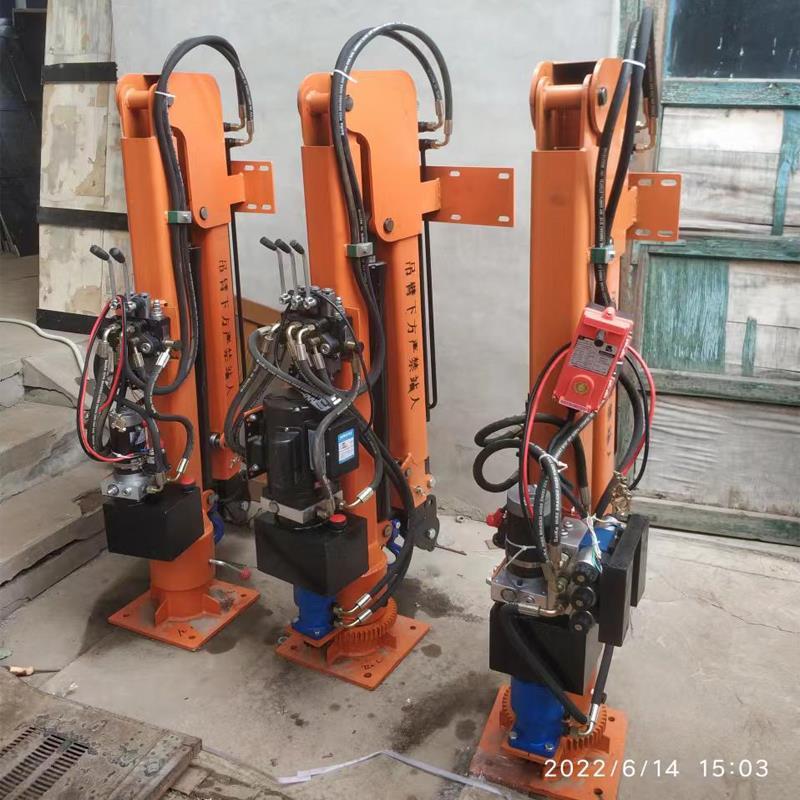 水上乡重汽蓝牌随车吊 3.2吨 国六动力强 液压驱动 农用自卸起重机